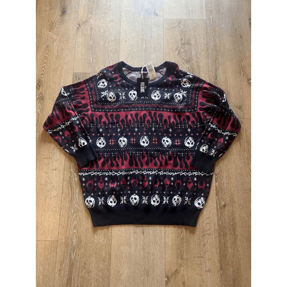 NWT Disney Villains Poison Apple Fair Isle Knit Sweater Torrid Size 3X